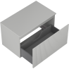 Mexen Rivel meuble de salle de bain sous lavabo 80 cm avec plateau, 1 tiroir, rainuré, gris mat - 91A20-08047-1-BFC62