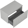 Mexen Rivel meuble de salle de bains sous lavabo 80 cm avec plateau, 1 tiroir, rainuré, gris mat - 91A20-08047-1-BFC62
