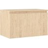 Mexen Rivel armoire de salle de bains sous-lavabo 80 cm avec plateau, 1 tiroir, rainurée, chêne - 91A20-08047-1-BFC81