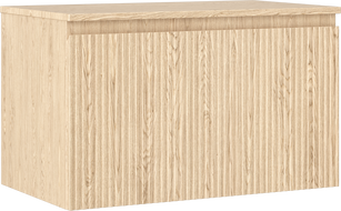 Mexen Rivel armoire de salle de bains sous-lavabo 80 cm avec plateau, 1 tiroir, rainurée, chêne - 91A20-08047-1-BFC81