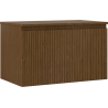 Mexen Rivel meuble de salle de bain sous lavabo 80 cm avec plateau, 1 tiroir, rainuré, noyer - 91A20-08047-1-BFC86