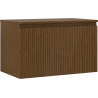 Mexen Rivel meuble de salle de bain sous-vasque 80 cm avec plateau, 1 tiroir, rainuré, noyer - 91A20-08047-1-BFC86