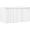 Mexen Rivel armoire de salle de bain sous lavabo 90 cm avec plateau, 1 tiroir, rainurée, blanc mat - 91A20-09047-1-BFC01