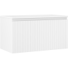 Mexen Rivel meuble de salle de bain sous lavabo 90 cm avec plateau, 1 tiroir, rainuré, blanc mat - 91A20-09047-1-BFC01