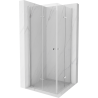 Mexen Lima Duo cabine de douche pliante 80 x 80 cm, transparent, chrom - 856-080-080-02-00