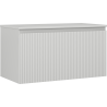 Mexen Rivel meuble de salle de bain sous lavabo 90 cm avec plateau, 1 tiroir, rainuré, gris mat - 91A20-09047-1-BFC62