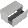 Mexen Rivel meuble de salle de bain sous lavabo 90 cm avec plateau, 1 tiroir, rainuré, gris mat - 91A20-09047-1-BFC62