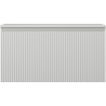 Mexen Rivel meuble de salle de bain sous lavabo 90 cm avec plateau, 1 tiroir, rainuré, gris mat - 91A20-09047-1-BFC62