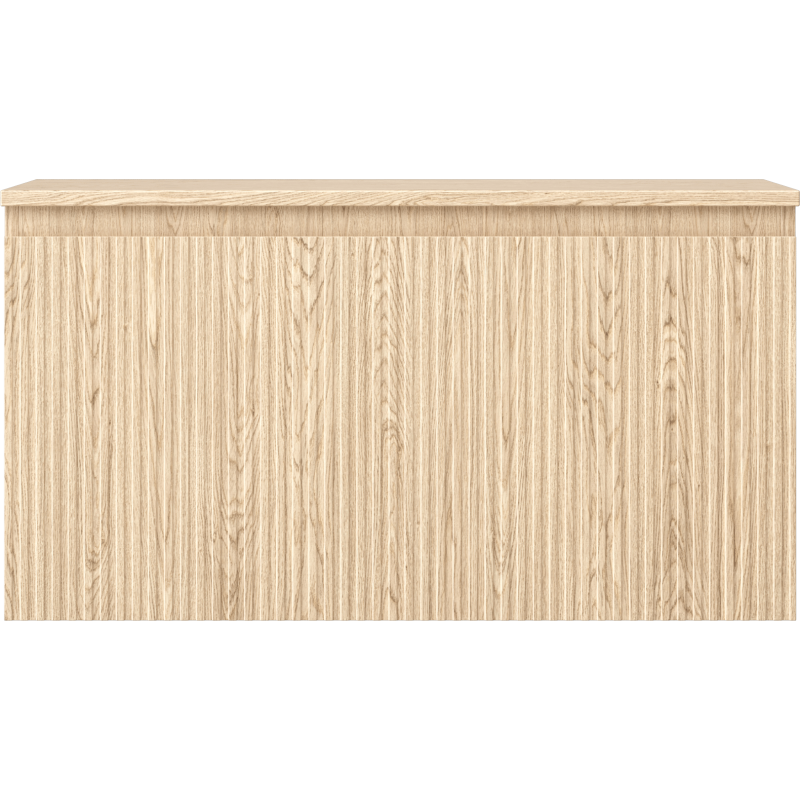 Mexen Rivel meuble de salle de bain sous-vasque 90 cm avec plateau, 1 tiroir, rainuré, chêne - 91A20-09047-1-BFC81