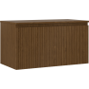 Mexen Rivel meuble de salle de bain sous-lavabo 90 cm avec plateau, 1 tiroir, rainuré, noyer - 91A20-09047-1-BFC86