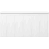Mexen Rivel meuble de salle de bain sous lavabo 100 cm avec plateau, 1 tiroir, rainuré, blanc mat - 91A20-10047-1-BFC01