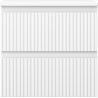 Mexen Rivel meuble de salle de bain sous-lavabo 50 cm avec plateau, 2 tiroirs, cannelé, blanc mat - 91A20-05047-2-BFFC01