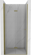 Mexen Lima porte de douche pliante 80 cm, transparent, doré - 856-080-000-50-00