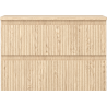 Mexen Rivel armoire de salle de bains sous-vasque 70 cm avec plateau, 2 tiroirs, rainurée, chêne - 91A20-07047-2-BFFC81