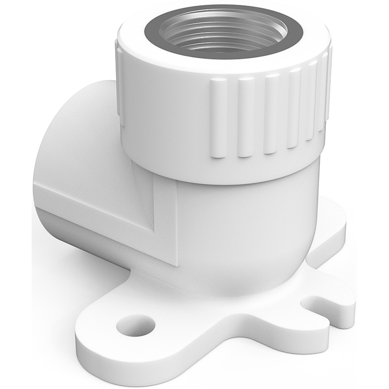 Mexen PPR coude avec support soudé pour tuyaux PPR 20 x 3/4 GW - W97340-2034F-00