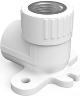 Mexen PPR coude avec support soudé pour tuyaux PPR 20 x 3/4 FI - W97340-2034F-00