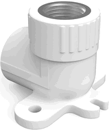 Mexen PPR coude avec support soudé pour tuyaux PPR 25 x 1/2 GF - W97340-2512F-00