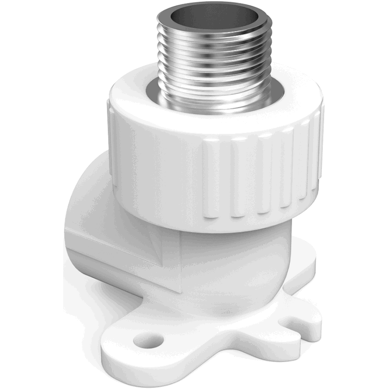 Mexen PPR coude avec support soudé pour tuyaux PPR 20 x 1/2 M - W97341-2012M-00