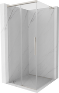 Mexen Rox L cabine de douche coulissante 90 x 90 cm, transparent, nickel brossé - 8C2L-090-090-97-00