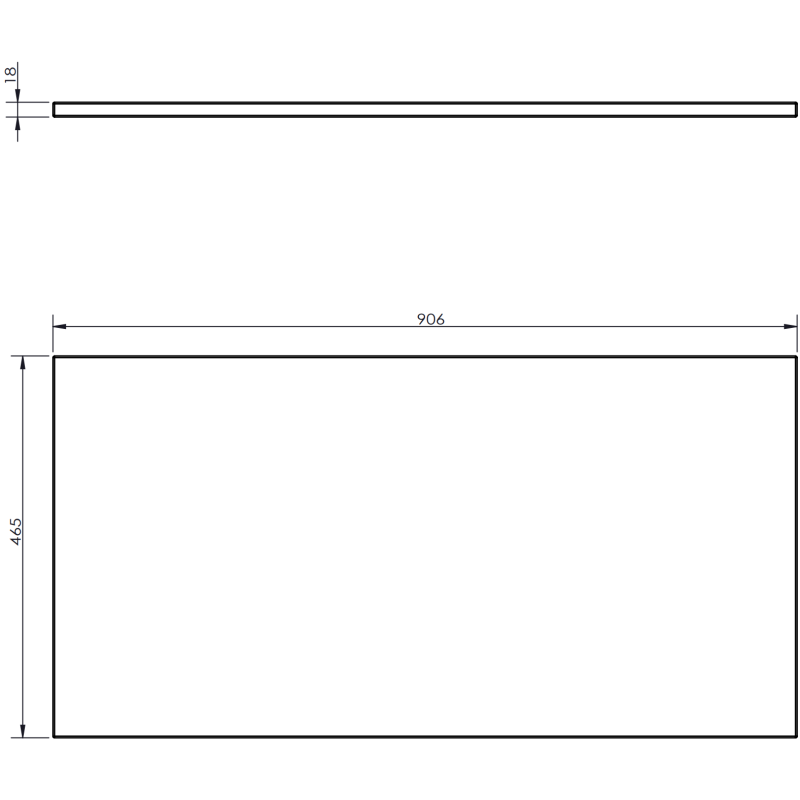 Mexen Rivel meuble de salle de bain sous lavabo 90 cm avec plateau, 2 tiroirs, rainuré, noyer - 91A20-09047-2-BFFC86