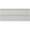 Mexen Rivel meuble sous-lavabo 120 cm avec plan, 2 tiroirs, rainuré, gris mat - 91A20-12047-2-BFFC62