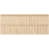 Mexen Rivel meuble de salle de bain sous-lavabo 120 cm avec plateau, 2 tiroirs, rainuré, chêne - 91A20-12047-2-BFFC81