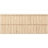 Mexen Rivel meuble de salle de bain sous-vasque 120 cm avec plateau, 2 tiroirs, rainuré, chêne - 91A20-12047-2-BFFC81