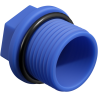 Mexen PPR bouchon court pour tests 1/2 GZ bleu - W97343-12-00