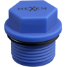 Mexen PPR bouchon court pour tests 1/2 GZ bleu - W97343-12-00