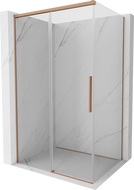 Mexen Rox cabine de douche coulissante 130 x 90 cm, transparent, cuivre brossé - 8C2-130-090-65-00