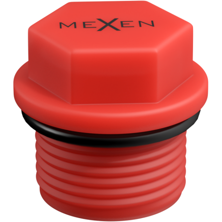 Mexen PPR courte prise pour tests 1/2 GZ rouge - W97343-12-01