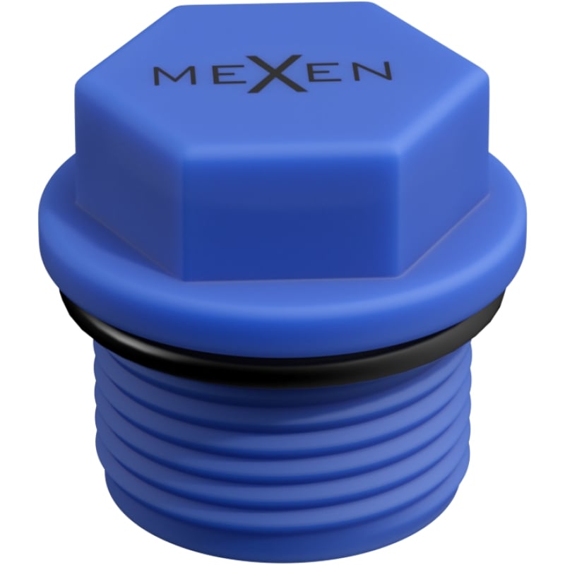 Mexen PPR bouchon court pour test 3/4 Mâle bleu - W97343-34-00