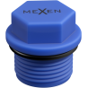 Mexen PPR bouchon court pour test 3/4 Mâle bleu - W97343-34-00