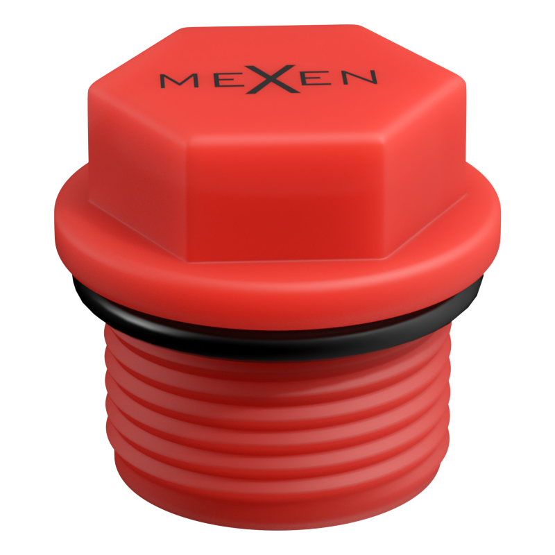 Mexen PPR bouchon court pour échantillons 3/4 GZ rouge - W97343-34-01