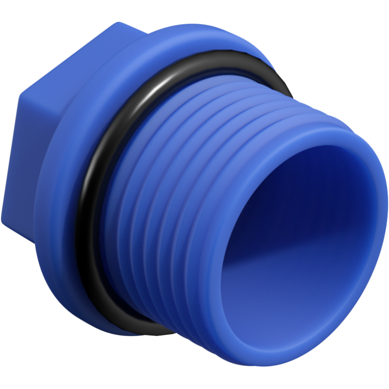 Mexen PPR bouchon court pour essais 1 GZ bleu - W97343-10-00