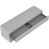 Mexen Rivel meuble de salle de bain sous lavabo 160 cm avec plateau, 2 tiroirs, rainuré, gris mat - 91A20-16047-2-BFFC62