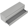 Mexen Rivel meuble de salle de bain sous lavabo 160 cm avec plateau, 2 tiroirs, rainuré, gris mat - 91A20-16047-2-BFFC62