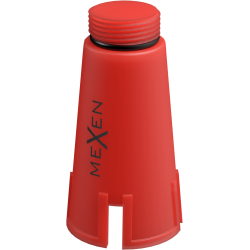 Mexen PPR bouchon long pour tests 1/2 GZ rouge - W97344-12-01