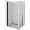 Mexen Lima cabine de douche pliante 80 x 90 cm, transparente, noire - 856-080-090-70-00