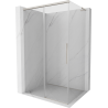 Mexen Rox L cabine de douche coulissante 90 x 110 cm, transparent, nickel brossé - 8C2L-090-110-97-00
