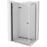Mexen Lima cabine de douche pliante 90 x 80 cm, transparent, noir - 856-090-080-70-00