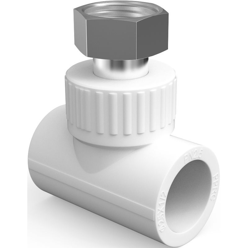 Mexen PPR té de jonction avec demi-raccord filetée à souder pour tuyaux PPR 25 x 1/2 GW x 25 - W97347-2512F25-00