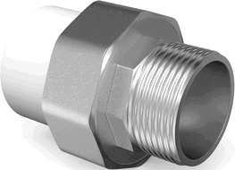 Mexen PPR raccord à souder pour tuyaux PPR 20 x 3/4 M - W97356-2034M-00