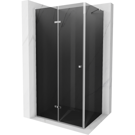 Mexen Lima cabine de douche pliante 70 x 120 cm, graphite, chrome - 856-070-120-01-40