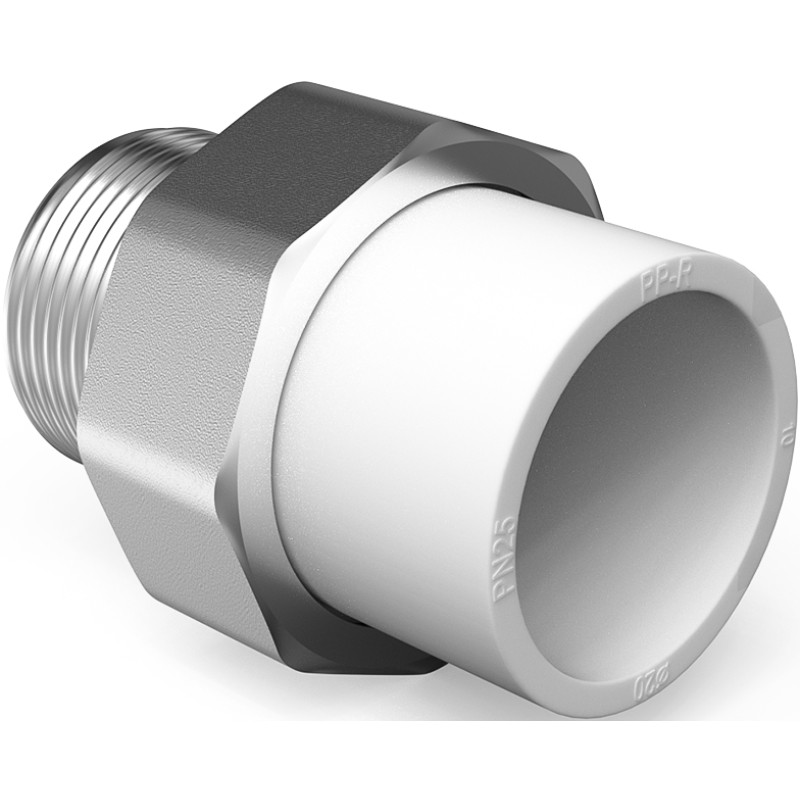Mexen PPR raccord à visser soudé pour tuyaux PPR 32 x 1 GZ - W97356-3210M-00