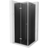 Mexen Lima cabine de douche pliable 90 x 90 cm, graphite, chrome - 856-090-090-01-40