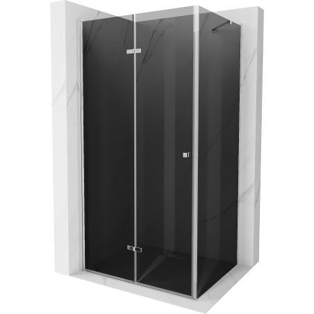 Mexen Lima cabine de douche pliante 100 x 70 cm, graphite, chrome - 856-100-070-01-40