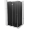 Mexen Lima cabine de douche pliante 100 x 70 cm, graphite, chrome - 856-100-070-01-40