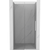 Mexen Rox portes de douche coulissantes 100 cm, transparentes, blanches - 8C2-100-000-20-00