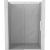 Mexen Rox porte de douche coulissante 155 cm, transparent, blanc - 8C2-155-000-20-00